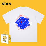 Drew T Shirts Graffiti Printing Short Sleeve