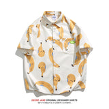Men's Shirt Short Sleeve Shirt Men's Loose Casual