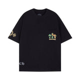 CHH Chrome Heart T Shirts Cross Color Printed Short Sleeve T-Shirt Loose