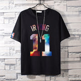 Basketball Sports T Shirt Cotton Short-Sleeved T-Shirt Men'S Sports Half Sleeve Nba Basketball Clothes Loose