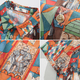 Men Shirts Summer Short Sleeve Shirt Men's Loose Casual