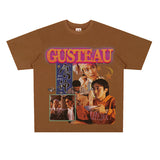 Film Star T Shirt Classic Movie Zhou Xingchi Short Sleeve American Retro T-shirt Men and Women