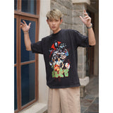 Film Star T Shirt Loose Nostalgic Short Sleeve American Retro Trendy T-shirt Men and Women
