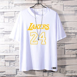 Basketball Sports T Shirt Kobe Manba No. 24 Short Sleeve T-Shirt Male Student Loose