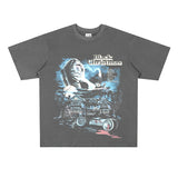 Film Star T Shirt Cotton Loose Nostalgic Short Sleeve American Retro Trendy T-shirt