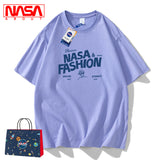 Nasa T Shirt Short Sleeve T-Shirt Men'S Half Sleeve