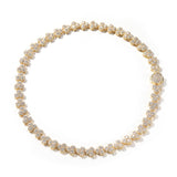 Chains Hip Hop Honeycomb Tennis Chain Copper Inlaid Zircon Necklace St. Valentine's Spectrum