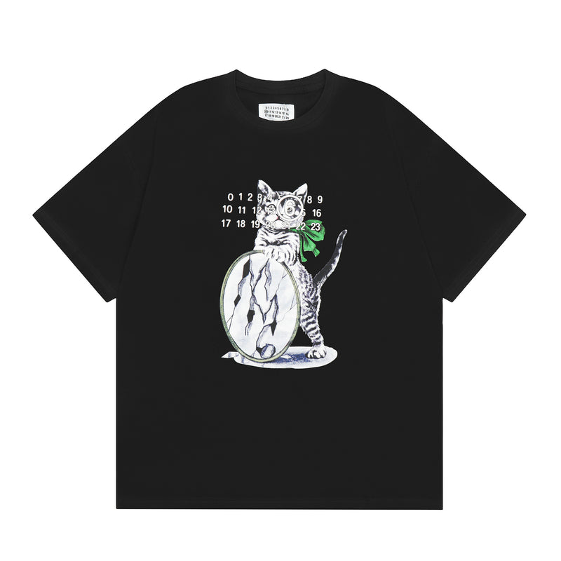 Maison Margiela T-Shirts Crew Neck Loose Short Sleeve T-Shirt