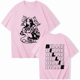 Billie Art Print Harajuku O-Neck Short Sleeve Shirts Billie