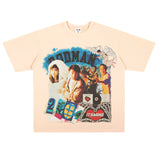 Film Star T Shirt Movie the Unmatchable Match Stephen Chow Short Sleeve American Street Printed T-shirt for Men and Women