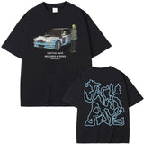 Rapper Cactus Jack Tshirt UTOPIA Album Graphics T-shirts Men
