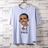 Basketball Sports T Shirt Nba Basketball Kobe James Curry Short Sleeve T-Shirt Male Student Loose