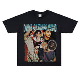 Film Star T Shirt Classic Movie Zhang Guorong Afei Short Sleeve Loose Retro Street Printing T-shirt