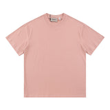 Fog Essentials T Shirts Spring/Summer Double Line Plastic Letter Crew Neck Short Sleeves
