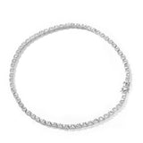 Chains Hip Hop Necklace 5mm Triangular Zircon Tennis Chain St. Valentine's Spectrum