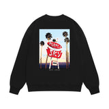 Purple Brand Sweatshirt Loose Crew Neck Sweater