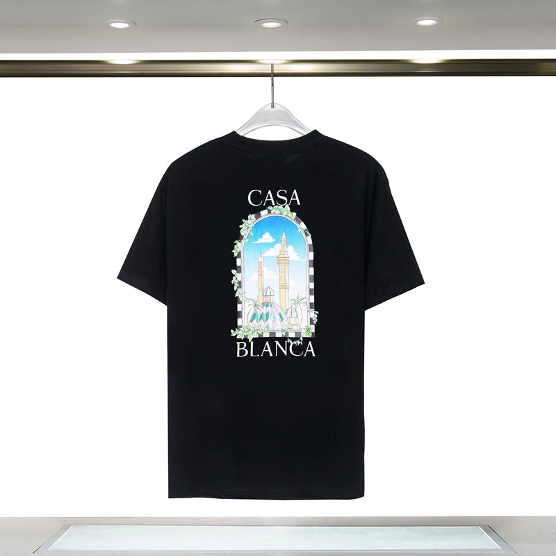 Casablanca T Shirts Fashion Casual Crew Neck Tee