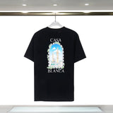 Casablanca T Shirts Fashion Casual Crew Neck Tee