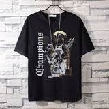 Basketball Sports T Shirt Casual Hundred Short-Sleeved T-Shirt Boys Handsome Warrior Curry Basketball Sports Top