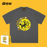 Drew T Shirts Drew Short Sleeve Smiley Face Spring and Summer