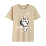 Basketball Sports T Shirt Summer Short-Sleeved T-Shirt Male Handsome Loose Student Nasa Astronaut