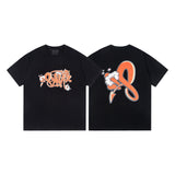 Synaworld T Shirts central cee classic letter print loose t-shirt