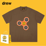 Drew T Shirts Cotton Short Sleeve Loose Men's Short Sleeve