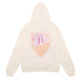 Rhude Hoodie Shield Pure Cotton Men and Women Couple Hoodie Sweater
