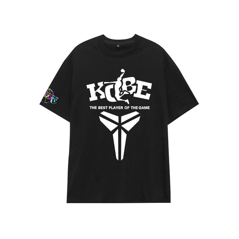 Basketball Sports T Shirt James No. 23 Kobe Short-Sleeved T-Shirt Men'S Loose