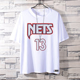 Basketball Sports T Shirt Summer Loose Short Sleeves T-Shirt Men'S Basketball Nets Owen Durant