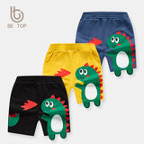 Boy Shorts Children's Shorts Baby Summer Clothing Three-Dimensional Dinosaur Children's Clothing Boys' Pants