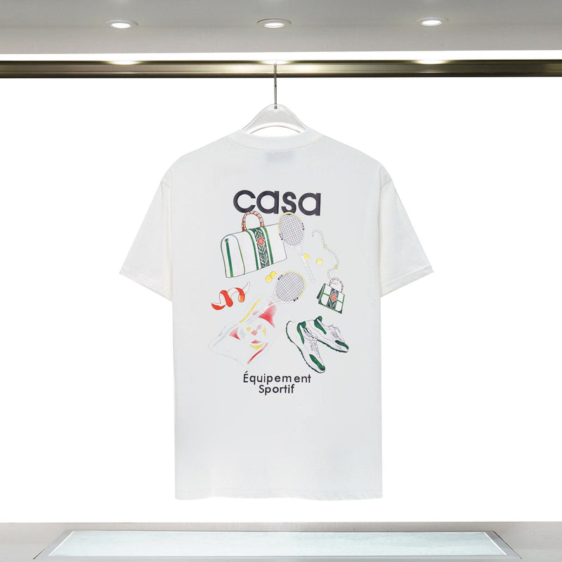 Casablanca T Shirts Loose Short Sleeve T-Shirt