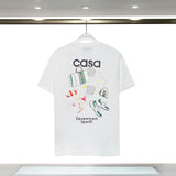 Casablanca T Shirts Loose Short Sleeve T-Shirt