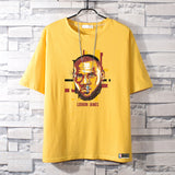 Basketball Sports T Shirt Summer Round Neck Cotton Short Sleeve T-Shirt Men'S Basketball Sports Loose