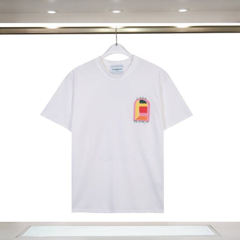 Casablanca T Shirts Rainbow Gate Alphabet