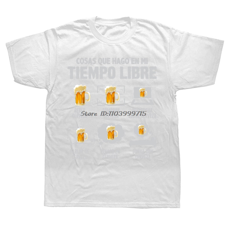 T-shirt print crew neck loose