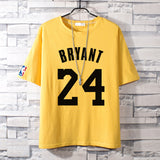 Basketball Sports T Shirt Nba Basketball Cotton Short-Sleeved T-Shirt Male Student Loose Sweatshirt Kobe James Owen Curry