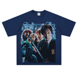 Film Star T Shirt Movie Harry PROTONIC Magic Street Style Short Sleeve Loose American T-shirt