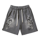 Men Shorts Wash and Do Old Casual Shorts Summer