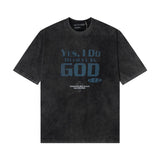 ERD T Shirts Cartoon Print Loose-Fitting Casual T-shirt Men