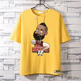 Basketball Sports T Shirt Nba Basketball Kobe James Curry Short Sleeve T-Shirt Male Student Loose