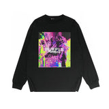 Purple Brand Long Sleeve T-Shirt Fashion Loose Long Sleeve Top