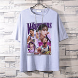 Basketball Sports T Shirt Student Short Sleeve T-Shirt Male Warrior Curry Basketball