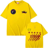 Cactus Jack Utopia Print T Shirt Short Sleeve Male  Cotton