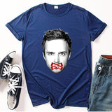 Heisenberg T Shirt Deadly Poison Master Loose Crew Neck T-shirt Top