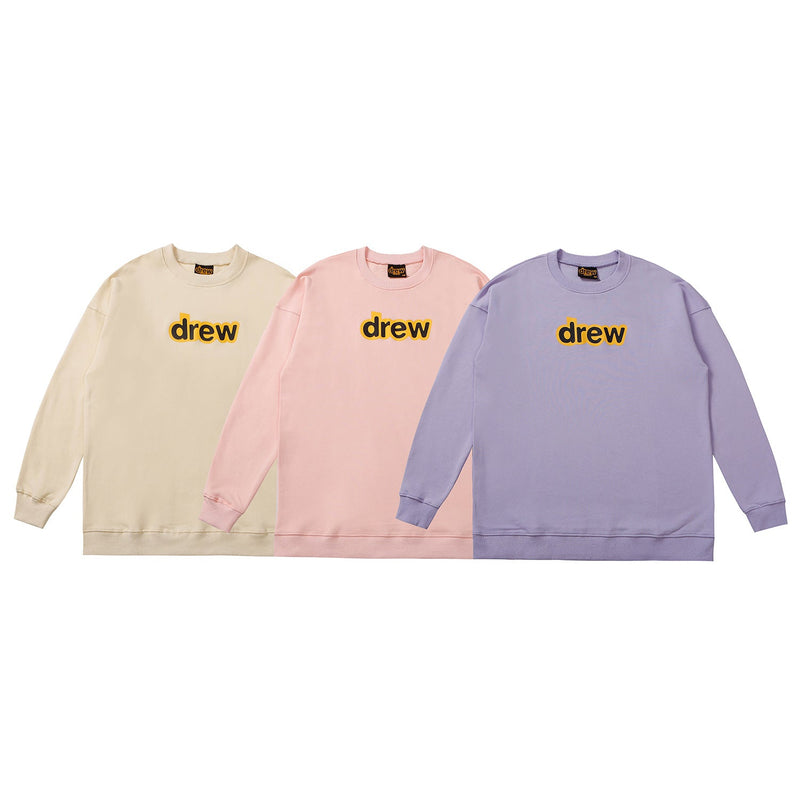 Drew House Sweatshirts Unisex Loose Terry Sweatshirt