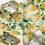 Men's Shirt Short Sleeve Shirt Men's Summer Loose Couple Beach