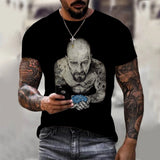 Heisenberg T Shirt T-Shirt Deadly Poison Artist Printed Round Neck Short Sleeve Sports