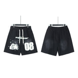 Men Short Vintage Old, Loose Summer Casual Sports Shorts
