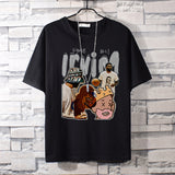 Basketball Sports T Shirt Loose Student Basketball Sport Short Sleeve T-Shirt Men'S Cotton Casual Top